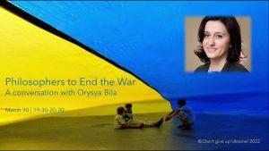 Read more about the article Orysya Bila – Philosophers to End the War